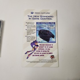 Nights Into Dreams - Sega Saturn 1996 Manual And Disc Tested Working