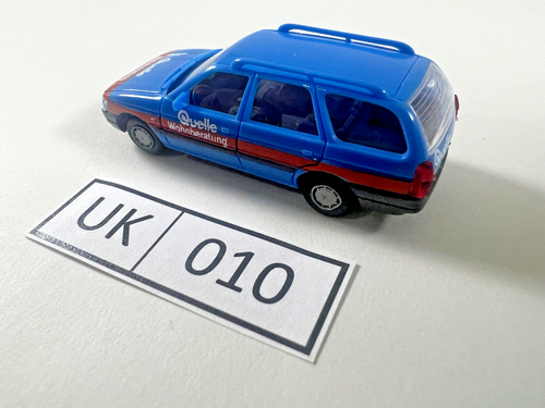 RIETZE Ford Escort "Quelle" Blue #30381 H0 1:87 "SKU UK010" - Ref.  R003 - Picture 4 of 5