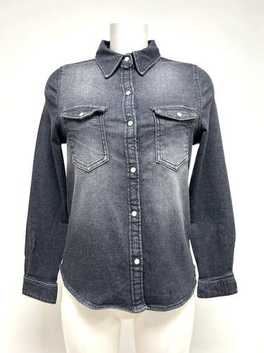 Camisa de mezclilla elástica Ex C&A para dama tallas 6 8 10 12 14 16 18 20 - Imagen 1 de 6