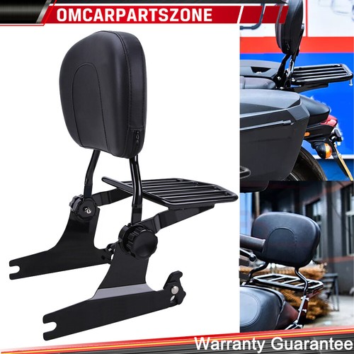 Respaldo de almohadilla desmontable Sissy Bar para motocicleta Harley Sportster 1200 883 48 72 - Imagen 3 de 16