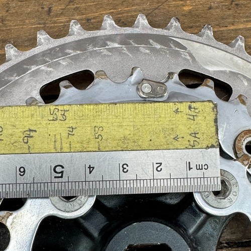 Icon Onyx Series RIGHT Crank Arm 170 mm Triple 4 Arm MTB Chainring Rings 90s MTB - Picture 7 of 11