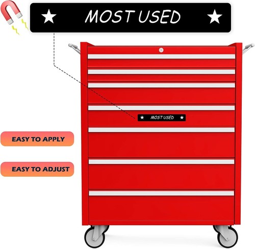 Toolbox Organization Magnetic Labels 66 Pcs Steel Tool Chest Drawer Labels 4 - Picture 6 of 6