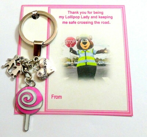 Lollipop Lady Thank You Gift School Crossing Assistant End of Term choice design - Picture 2 of 29