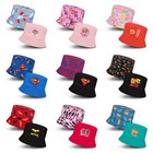 Paw Patrol Barbie Batman Peppa Pig Spongebob Superman Reversible Bucket Hat Kids