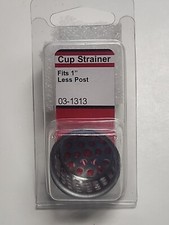 Sink Drain Cup Strainer Stainless Fits 1'' Less Post Lasco 1 qty