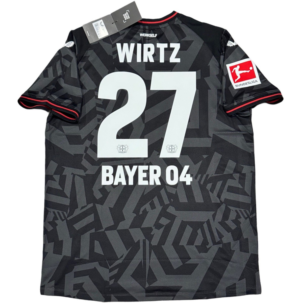 2022/23 Bayer Leverkusen Authentic Away Jersey #27 WIRTZ XL