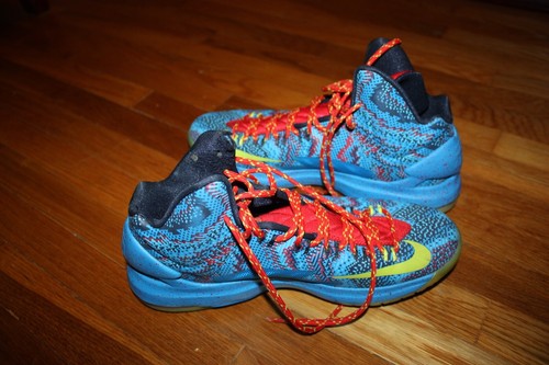 Nike Zoom Kevin Durant KD V 5 Christmas RARE DS Size 10.5 Basketball 554988-401 - Picture 6 of 11