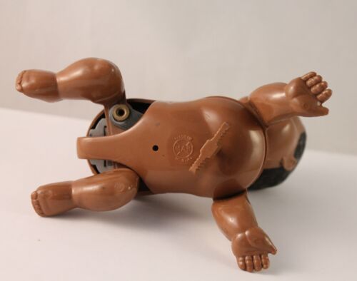 1950's Marx Amosandra wind-up Creeping Baby with Original Box encased in Lucite - Picture 8 of 9