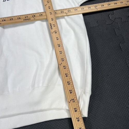 Vintage 90s Chaps Ralph Lauren Pullover Sweatshirt Large Off White bestickt NEU - Bild 5 von 20