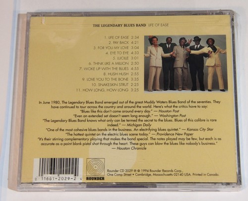 CD Legendary Blues Band - Live of Ease (Ex Muddy Waters Band) BLUES - NEU! - Bild 2 von 2