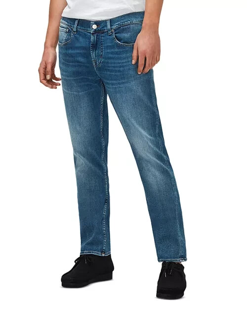 [GRAVER]★THIS NAMESMILE SLIM TAPERED DENIM PANTS ND119 - SMOKE GREY DENIM | Nama Denim
