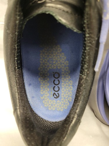 Women's Size us 9.5 ECCO Yak Biom Natural Motion Walking Shoes Black blue # 3583 - Picture 7 of 24