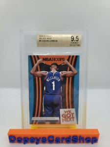 2019 Hoops We Got Next Zion Williamson ROOKIE RC #9 BGS 9.5 GEM MINT