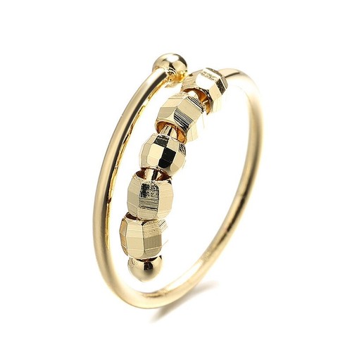 Jewelery Adult Ring Silver anxiety rotation free Fidget anti-stress Womens  ring - Picture 2 of 12