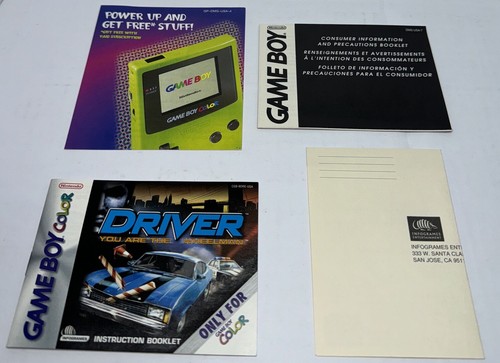 Driver You Are The Wheelman Game Boy Color Complete CIB w Box Manual & Reg. Card - Picture 4 of 12