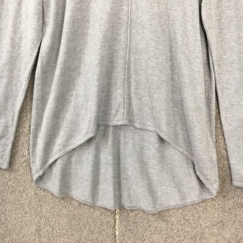 Serra women jumper 16 grey long sleeve scoop neck tight knit wool casual winter - Picture 4 of 13