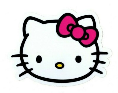 Hello Kitty Sticker, size: 3 x 4