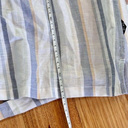 BLAQ Linen Blend Short Sleeve Casual Button Down Shirt Mens XL Relaxed Melbourne - Picture 8 of 9