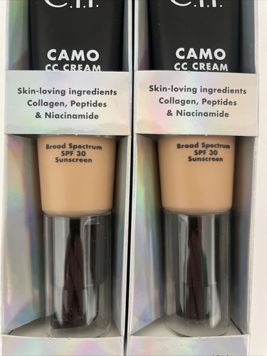 2er-Pack E.L.F. ELF Camouflage CC Farbkorrekturcreme LICHT 280 N 1,05 Unzen Exp 08/22 - Bild 6 von 8
