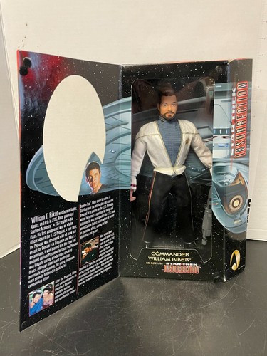 NEW 1998 Playmates Star Trek Insurrection 12" Commander William Riker No. 65072 - Picture 2 of 8