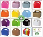 Party Boxes Colourful Food Meal Lunch Gift Children Kids Birthday Box Bags