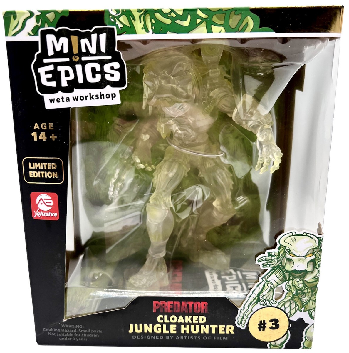 Weta Mini Epics Predator 1987 Action Figure Jungle Hunter