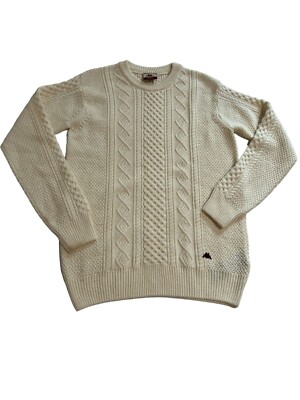 Robe di Kappa Cable Knit Sweater in Ivory