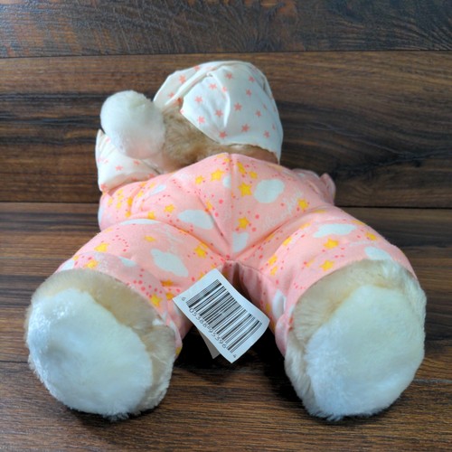 Vintage Starlight Star hell schlafender Teddybär Plüsch mit Kissen ohne Soundbox - Bild 10 von 12