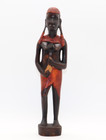 Hand Carved Vintage Wood African Art Tribal Sculpture 32 Cm Home Décor Gift Idea