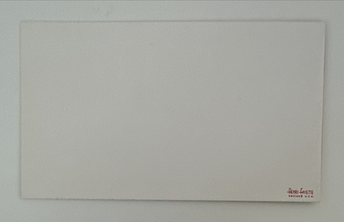 Tarjeta de Navidad vintage de mediados de siglo letras blancas y negras sobre fondo rojo - Imagen 3 de 3