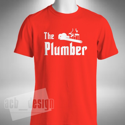 The Plumber Men's T-Shirt Funny Godfather Style Plumbing Heating - Picture 4 of 5
