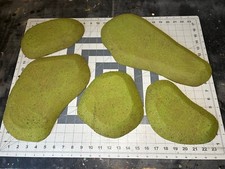 Five grass hills, wargaming terrain handcrafted for D D AOS 40K STARWARS
