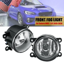 PAIR Front Bumper Fog Light Driving Lamp For Subaru WRX STI 2015-2018 2019 2020