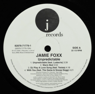 Jamie Foxx Unpredictable LPレコード 12インチ Foxx, Jamie - Unpredictable - Amazon.com Music