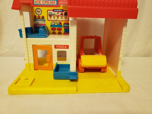 Vintage Tonka Playset Pizza Parlor Ice Cream Store Nearly Complete - Picture 6 of 9