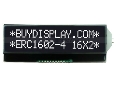 3.3V Slim Black 16x2 COG Character w/Tutorial I2C Serial LCD Display,Arduino
