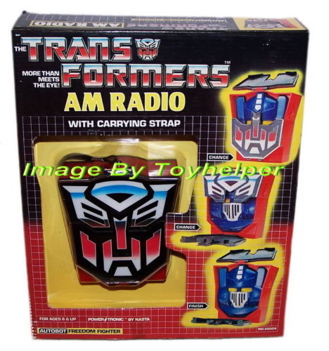 TRANSFORMERS AM RADIO AUTOBOT FIGHTER OPTIMUS PRIME MIB