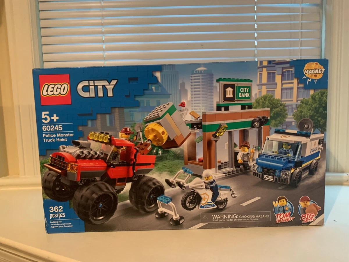 Lego city police monster truck heist building set clearance