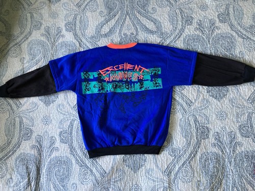 Vintage Boys 80’s Sweatshirt Puffy Neon Letters Size 12 DiJon Brand Super Rad!! - Picture 6 of 13