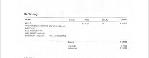 Apple iPhone XR Handy - 64GB - Weiß Einwandfrei - Bild 11 von 14