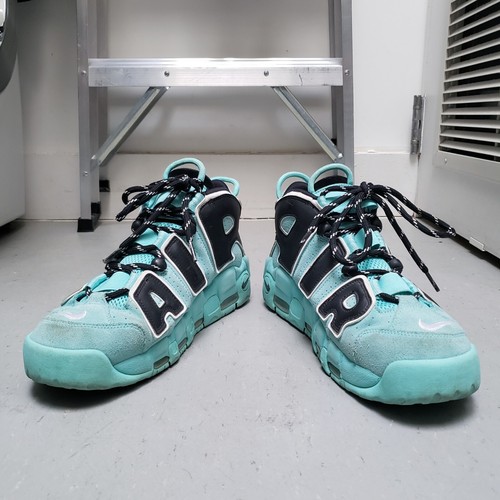 NIKE AIR More Uptempo 96 Sneakers CN8118-400 Sz 11 AQUA BLACK 2019 NICE - 第 2/9 張圖片