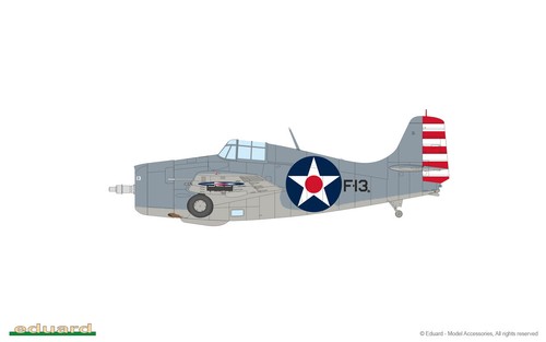 Eduard 11166 "MIDWAY" 2 Wildcat F4F-3/F4F-4 WW II Dual Combo Kit Professionale 1:48 - Foto 5 di 10