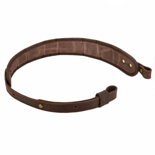 Canvas Leder Gewehr/Flintenschlinge Jagd Riemen Gürtel robust leicht - Bild 13 von 46