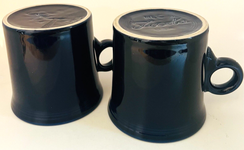 Vintage Fiesta Ware - Set mit zwei wunderschönen Tassen - kobaltblau - Made in USA - Bild 6 von 7
