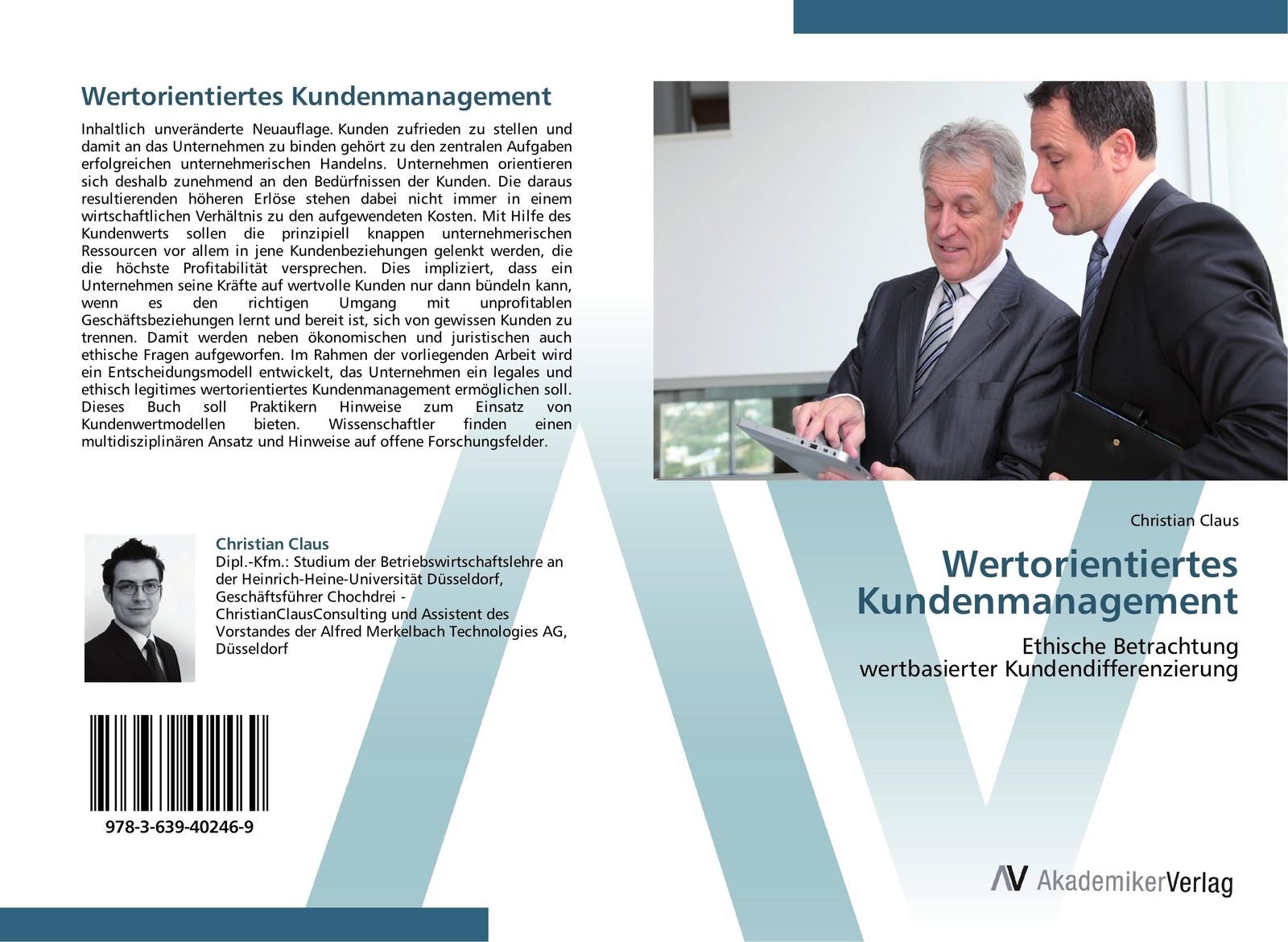 Thumbnail - Wertorientiertes Kundenmanagement Christian Claus Taschenbuch