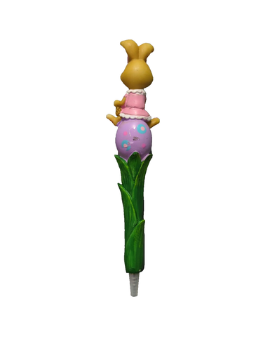 Easter Bunny Pens pack of 12 Adults Fun Home Writing Moulded Seasonal Cute Black - Picture 12 of 24