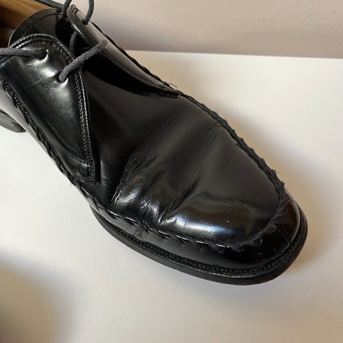 Barker Men's Black Leather Shoes UK 8E Barkers of Earl Barton Laces Formal Smart - Picture 20 of 24