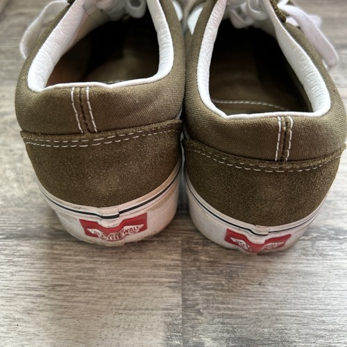 Vans Pro Mens Size 7.5 Skateboard Shoe Sneaker Green Suede/canvas Ships Free - Picture 3 of 6
