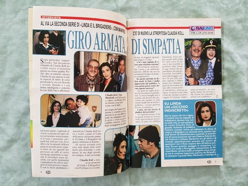 105) TELESETTE ITALIAN MAGAZINE N 46/1998 CLAUDIA KOLL SNELLENBURG RAOUL BOVA - Photo 3 sur 12