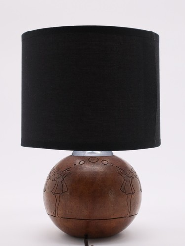 Art Deco Keramik Lampe 1930_Leleu_Ruhlmann - Bild 7 von 12